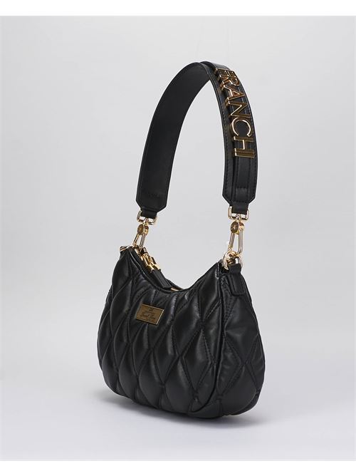 Embossed fabric hobo bag with lettering Elisabetta Franchi ELISABETTA FRANCHI | Bag | BS63A47E2110